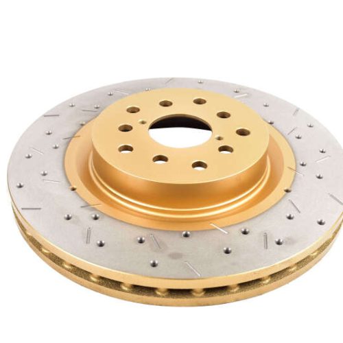 DBA 4000 Series Slotted and Drilled Front Rotor for Subaru Legacy 2005-09 - Premium Replacement - Image 6