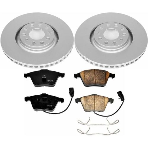 2001-2005 Audi A6 Quattro & Allroad Quattro Front Brake Rotor and Carbon-Fiber Ceramic Pad Assembly - Premium Replacement