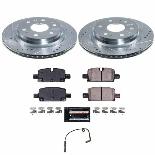 2023-2024 Chevrolet Colorado & GMC Canyon Rear Brake Upgrade Kit with Drilled & Slotted Rotors - Premium Heavy-Duty Replacement