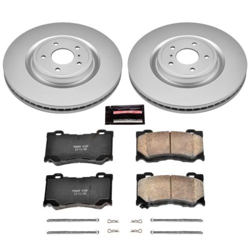 2009-2013 Nissan 350Z & 370Z Heavy-Duty Brake Rotor and Ceramic Brake Pad Assembly - Premium Replacement