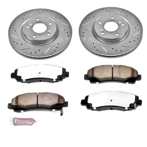 2009-2013 Acura TL Front Z36 Truck & Tow Brake Upgrade Kit - Premium Heavy-Duty Rotor and Carbon-Fiber Ceramic Pad System