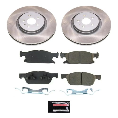 2019-2021 Ford Edge & Lincoln Nautilus Front Semi-Coated Rotor Brake Assembly - Premium Replacement