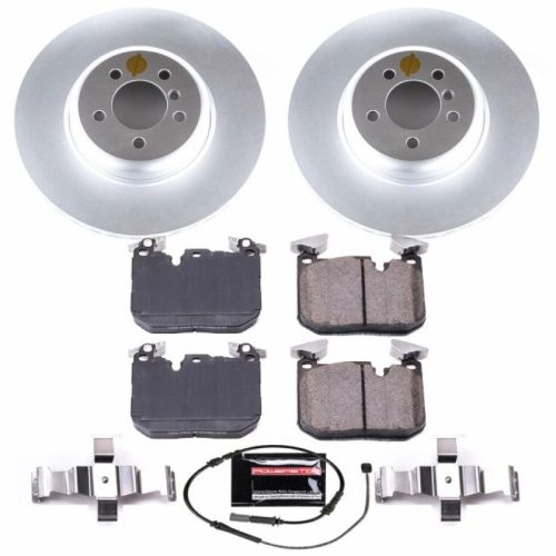 2016-2018 BMW 340i, 340i xDrive, 440i, 440i xDrive Front Brake Rotor and Pad Assembly - Premium Heavy-Duty Replacement