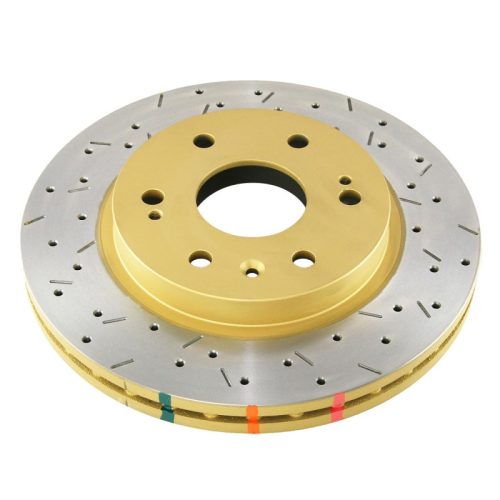 DBA 4000 Series XS Drilled and Slotted Front Rotor for Chevrolet Silverado 1500 HD and GMC Sierra 2500 HD 2006-12 - Premium Replacement - Image 3