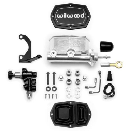261-15523-P Wilwood Compact Tandem Master Cylinder for Mustang Pushrod Application