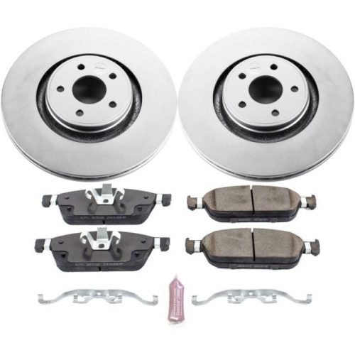 2015-2017 Ford Focus Front Brake Rotor and Ceramic Pad Assembly - Heavy-Duty Fleet Replacement