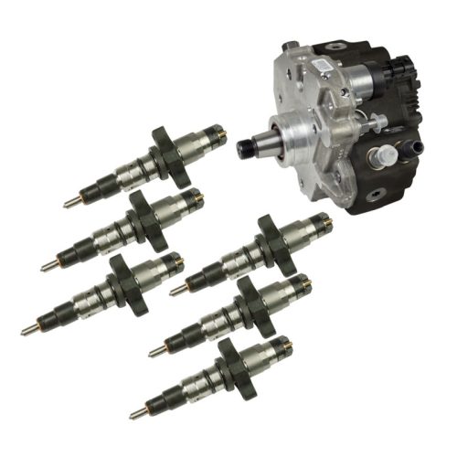 BD Diesel 1051506 - 5.9L Cummins Stage 2 Performance CR Pump & Injectors Package for Dodge 2004.5-2007