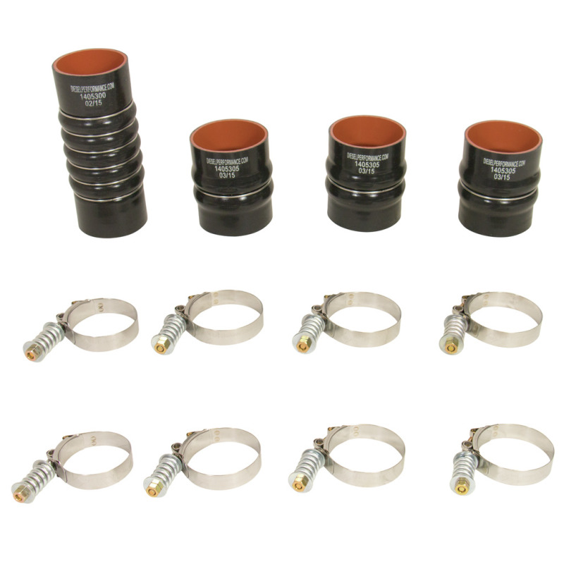 BD Diesel Intercooler Hose/Clamp Kit - Part # 1045215 - Image 3