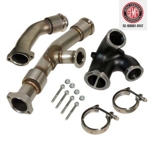 BD Diesel UpPipe Kit - Ford 03-04.5 6.0L Powerstroke with EGR Connector - Part # 1043917 - Image 9