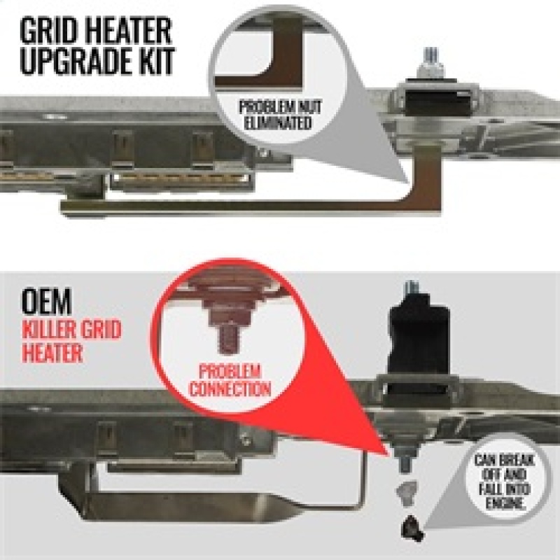 BD Diesel 11-24 Dodge Ram 2500/3500 6.7L Cummins Killer Grid Heater Upgrade Kit - Part # 1041520 - Image 7