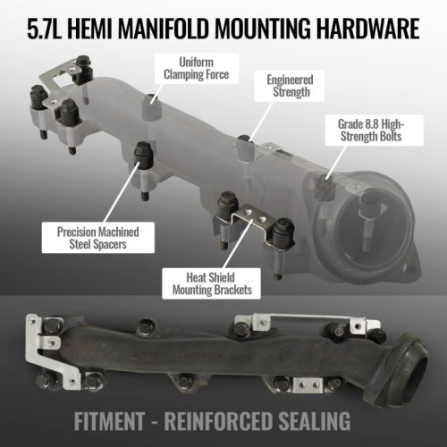 BD Diesel Exhaust Manifold Bolt and Spacer Kit - Part # 1041660 - Image 8