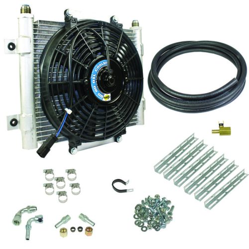 BD Diesel Xtruded Transmission Oil Cooler - Part # 1030606-5/8 inch Cooler Lines