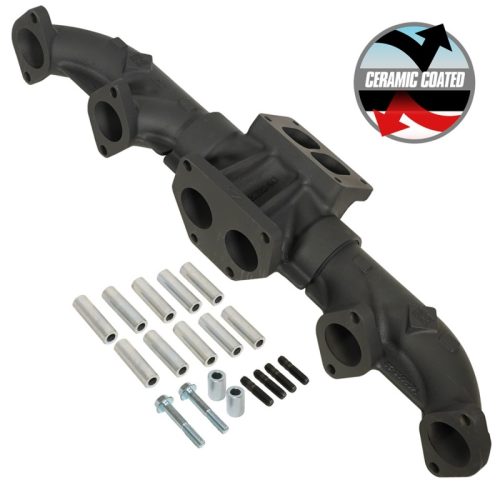 BD Diesel Pre-2002 ISX / Cummins Signature 600 ISX T6 Ceramic Coated Exhaust Manifold - Part # 1048006 - Image 2