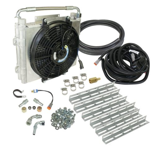 BD Diesel 1030606-DS-58 - Double Stacked Auxiliary Transmission Cooler Kit with 5/8 inch Tubing - Image 6
