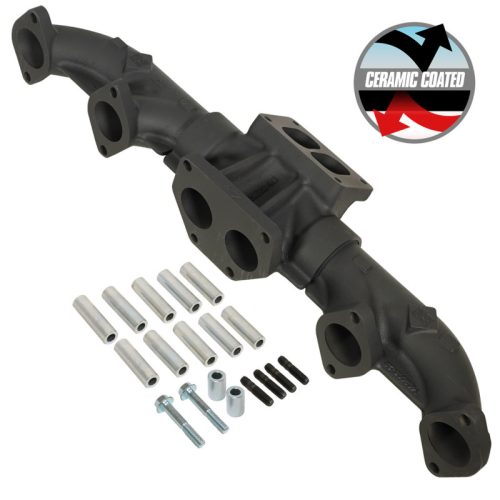 BD Diesel Pre-2002 ISX / Cummins Signature 600 ISX T6 Ceramic Coated Exhaust Manifold - Part # 1048006 - Image 6