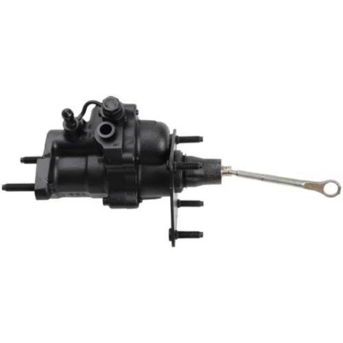 Main shot of the Bexar Pro Hydroboost BP7335 hydraulic brake booster showing cast iron housing and firewall mounting bracket.