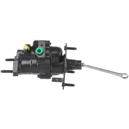 Main shot of the Bexar Pro Hydroboost BP7340 hydraulic brake booster showing cast iron housing and firewall bracket.