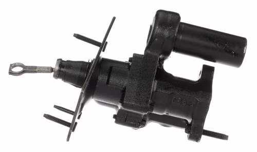 Side profile of the Bexar Pro BP7360 hydraulic brake booster highlighting the mounting bracket and actuation linkage.