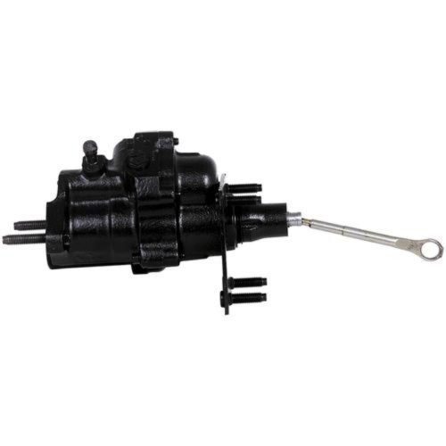 Main shot of the Bexar Pro Hydroboost BP7341 hydraulic brake booster showing cast iron housing and firewall mounting bracket.