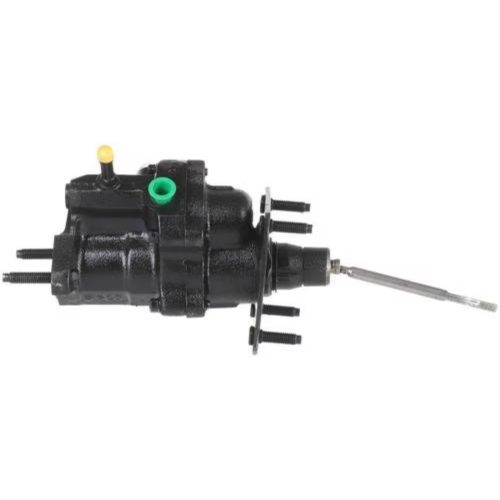 Main shot of the Bexar Pro Hydroboost BP7343 hydraulic brake booster showing cast iron housing and firewall mounting bracket.