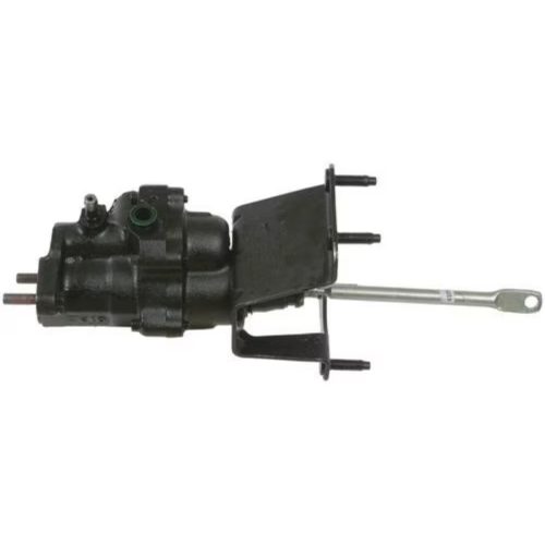 Main shot of the Bexar Pro Hydroboost BP7355 hydraulic brake booster showing cast iron housing and firewall mounting bracket.