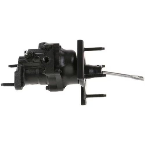 Main shot of the Bexar Pro Hydroboost BP7361 hydraulic brake booster showing cast iron housing and firewall mounting bracket.