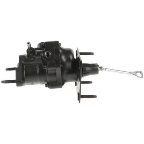 Main shot of the Bexar Pro Hydroboost BP7362 hydraulic brake booster showing cast iron housing and firewall mounting bracket.