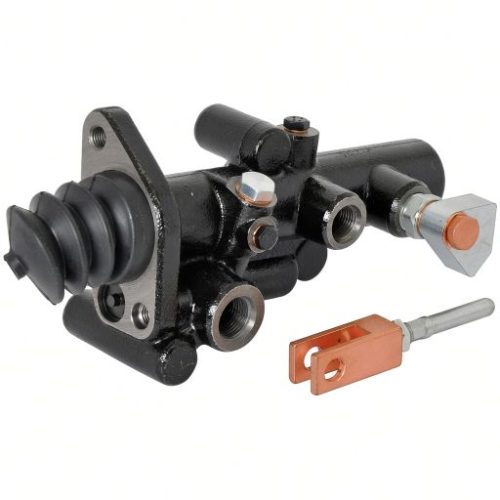 Front view of the Bexar Pro Components BPA138503A1 heavy-duty brake master cylinder for Doosan and Daewoo forklifts.
